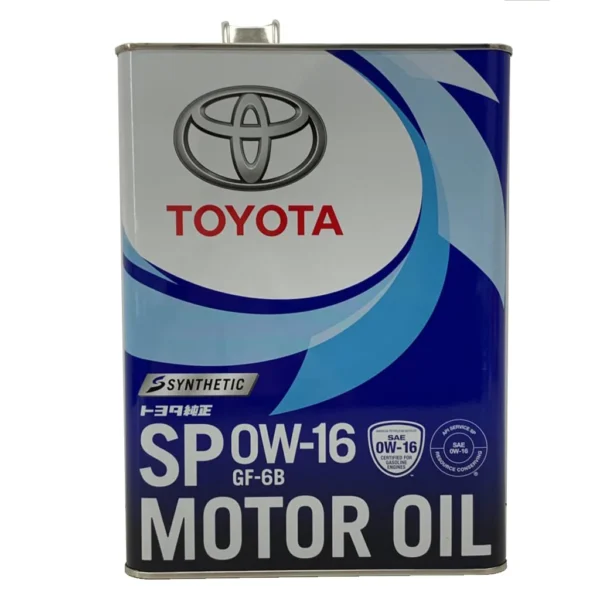 Toyota Genuine OEM 0W-16 Full Synthetic 4L