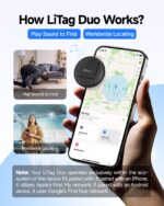 MiLi MiTag Duo Smart Finder for both Android & iOS – replaceable battery, Google & Apple Find My certified - Image 5