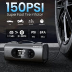 8 IN 1 JUMP STARTER, Jump starter, Tyre Inflator, Powerbank, Blower, Vacuum, Flash Light : Model S8 - Image 2