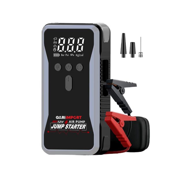 4 IN 1 JUMP STARTER, Jump starter, Tyre Inflator, Powerbank, Flash Light : Model S3