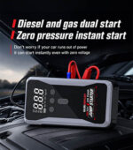 4 IN 1 JUMP STARTER, Jump starter, Tyre Inflator, Powerbank, Flash Light : Model S3 - Image 6