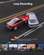 Redtiger F7NP 4K Dash Cam Front and Rear with STARVIS 2, 5.8GHz Wi-Fi Dash Camera for Cars, 3.18”IPS Screen, Night Vision, 170°Wide Angle, WDR, 24H Parking Mode - Image 4