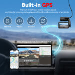 Redtiger A4 Dash Cam Front and Rear 4K Dash Cam, 5.8GHz WiFi, Touch Screen - Image 9