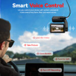 Redtiger A4 Dash Cam Front and Rear 4K Dash Cam, 5.8GHz WiFi, Touch Screen - Image 7