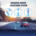 Jimi IOT JC261P Front and inside camera with 4G, WiFi, ADAS Live Video Dash Cam JC261, Driver Behaviour monitoring - Image 3