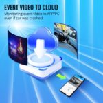 Jimi IOT JC261P Front and inside camera with 4G, WiFi, ADAS Live Video Dash Cam JC261, Driver Behaviour monitoring - Image 2