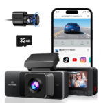 Redtiger A3 3 Channel Dash Cam Front and Rear Inside, 2.5K + 1080P + 1080P Dash Camera for Cars with WiFi, IR Night View, 3.18" Screen, Parking Mode, Loop Recording - Image 4