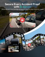 Botslab G980H Pro Dual Dash Cam 4K Dash Cam Front and Rear, 170° Ultra Wide 4K+2K Dashcam with ADAS, Night Vision, 24/7 Parking Mode, IMX415 STARVIS Sensor, WDR, 5.8GHz WiFi, Built-in GPS, Loop Recording - Image 7