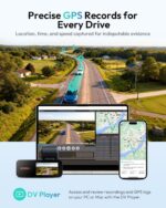 Botslab G980H Pro Dual Dash Cam 4K Dash Cam Front and Rear, 170° Ultra Wide 4K+2K Dashcam with ADAS, Night Vision, 24/7 Parking Mode, IMX415 STARVIS Sensor, WDR, 5.8GHz WiFi, Built-in GPS, Loop Recording - Image 9