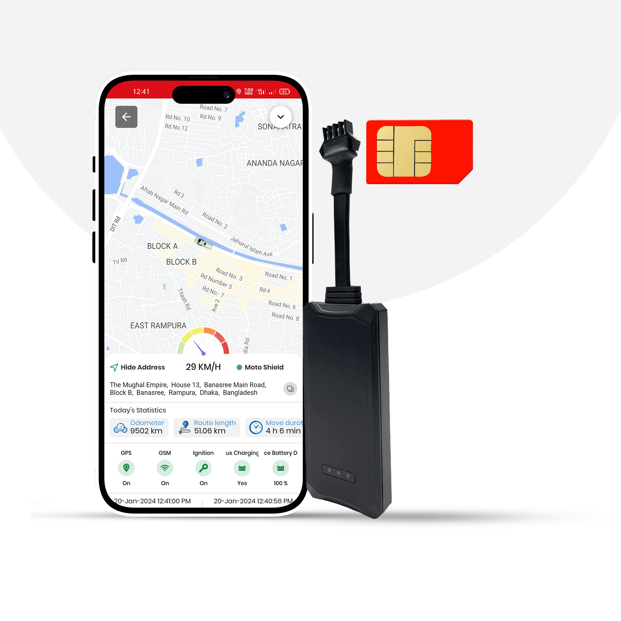 MG03-1.png Classic Bike-CNG-Auto Rickshaw GPS Tracker (Without Voice) - Image 1