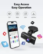 Wifi Dashcam Redtiger F7NP 4K Front Rear - Image 6
