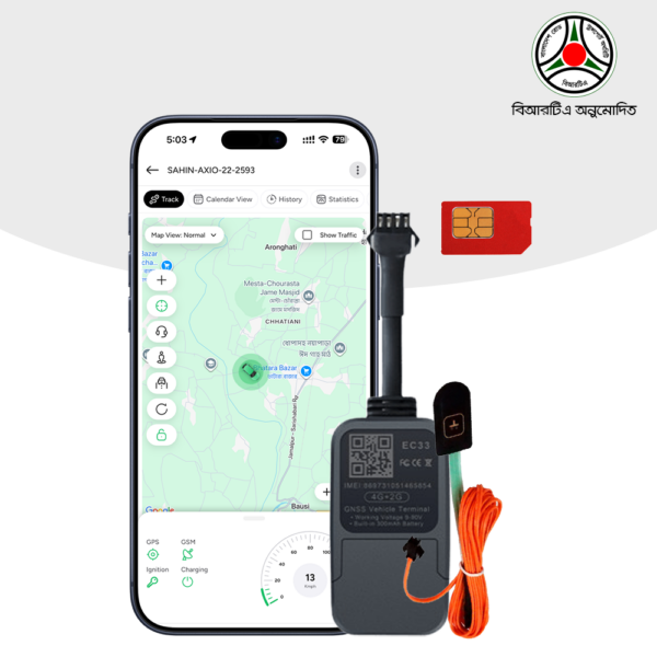 BRTA Certified Classic GPS Tracker for Bus or Commercial Vehicle